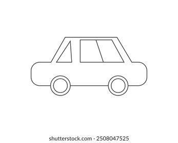 car icon, unique Automobile vector