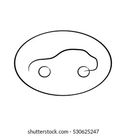 Car icon. Universal car icon to use in web 