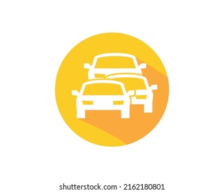 Car icon in various UI design styles for web
