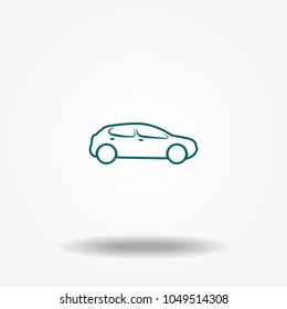 Car icon vector.
