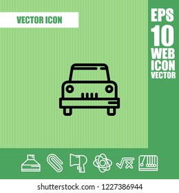 Car icon vector