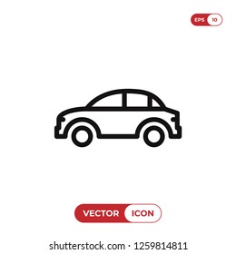 Car icon vector