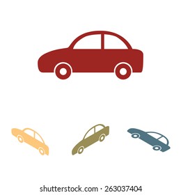 Car icon. Vector. 