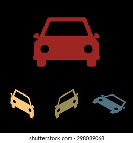 Car icon. Vector. 