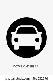 Car icon, Vector