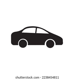 diseño de ilustración abstracta del vector de icono de coche