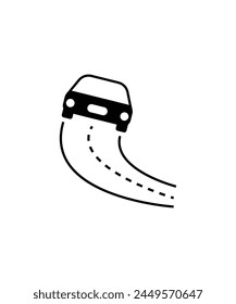 Icono de coche, Vector mejor icono plano.