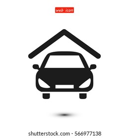 car icon, vector best flat icon, EPS