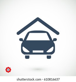 car icon, vector best flat icon, EPS