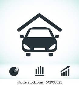 car icon, vector best flat icon, EPS

