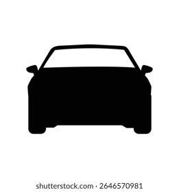 Vetor de ícone de carro, ícone de carro preto, Auto Car image