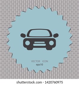Car icon, vector design element