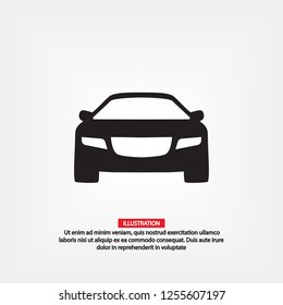 Car icon. Vector  Eps 10 