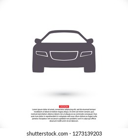 Car icon. Vector  Eps 10 