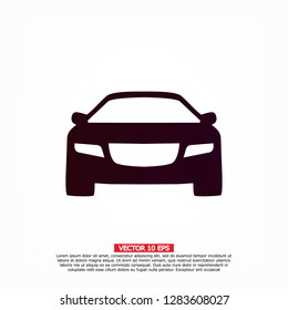 Car icon. Vector  Eps 10 