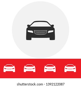 Car icon. Vector  Eps 10 . Lorem Ipsum Design Flat
