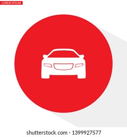 Car icon. Vector  Eps 10  . Lorem Ipsum Flat Design 