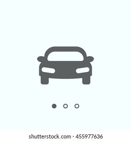 Car Icon, vector, icon flat
