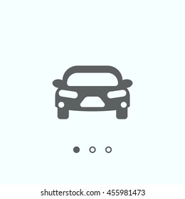 Car Icon, vector, icon flat