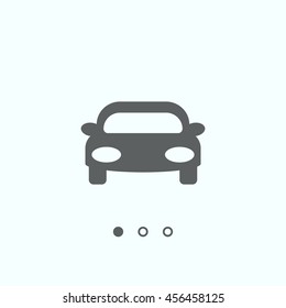Car Icon, vector, icon flat
