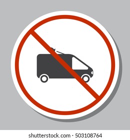 Car Icon Vector flat design style