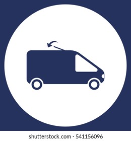 Car Icon Vector flat design style