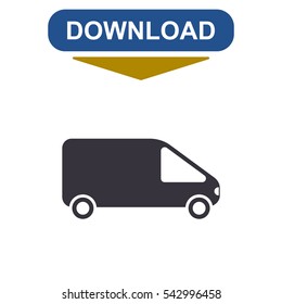 Car Icon Vector flat design style