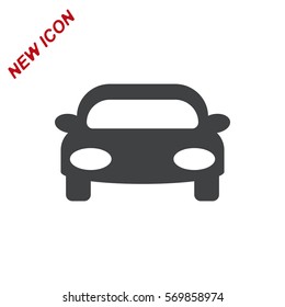 Car Icon Vector flat design style