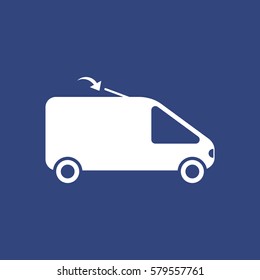 Car Icon Vector flat design style