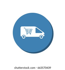 Car Icon Vector flat design style