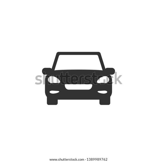 Car Icon\
Vector. Front car symbol\
illustration
