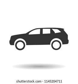 Car Icon. Vector illustration