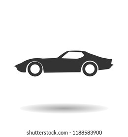 Car Icon. Vector illustration