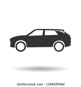 Car Icon. Vector illustration