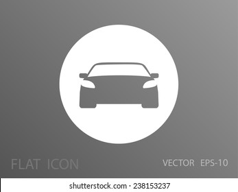 Icono del coche, ilustración del vector