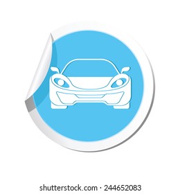 Car icon. Vector illustration