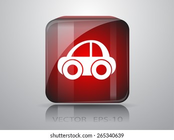 Car icon, vector illustration