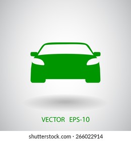 Car icon, vector illustration