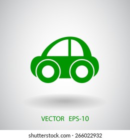 Icono del coche, ilustración del vector