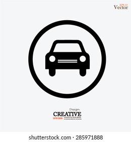 Car .car icon. Vector illustration.             