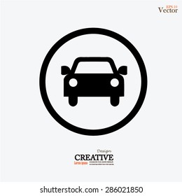 Car .car icon. Vector illustration.             