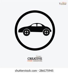 Car .car icon. Vector illustration.             
