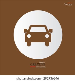 Car .car icon. Vector illustration.             