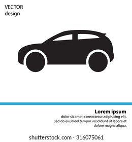 Car icon. Vector illustration