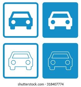 Car icon . Vector illustration