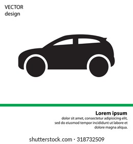 Car icon. Vector illustration