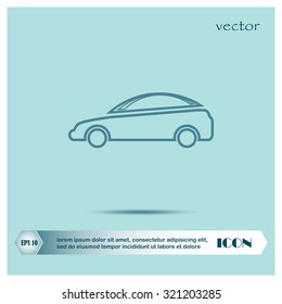 Car icon. Vector illustration