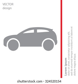 Car icon. Vector illustration