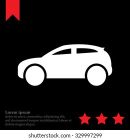 Car icon. Vector illustration