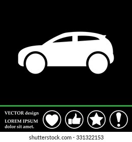 Car icon. Vector illustration